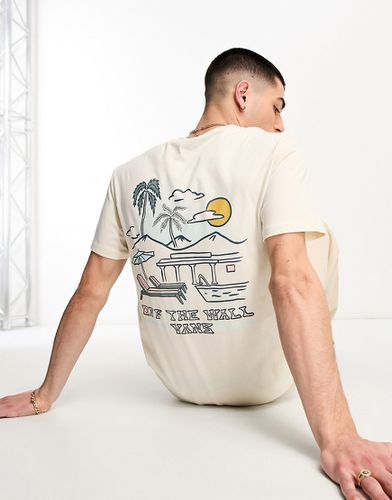 T-shirt sporco con stampa di resort con piscina sul retro - Vans - Modalova