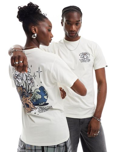 What's Inside - T-shirt sporco con stampa floreale sulla schiena - Vans - Modalova