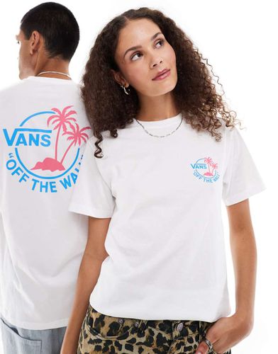 Classic - Mini Dual Palm - T-shirt a maniche corte bianca/blu malibu - Vans - Modalova