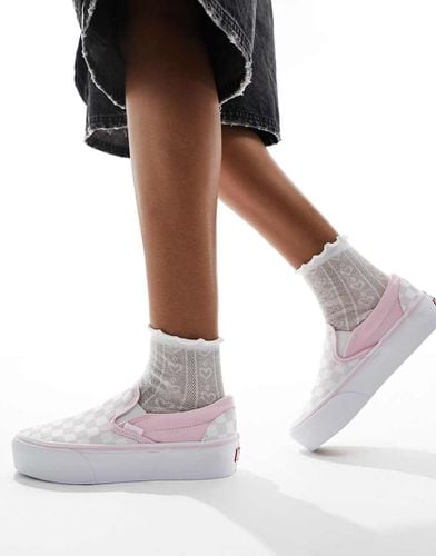 Classic - Sneakers senza lacci con plateau e bianche - Vans - Modalova