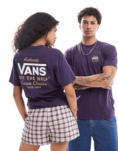 Holder Street - T-shirt classica scuro con stampa sul retro - Vans - Modalova