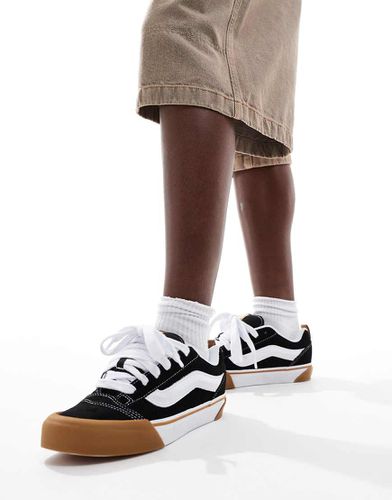 Knu Skool - Chunky sneakers nere e bianche con suola in gomma - Vans - Modalova