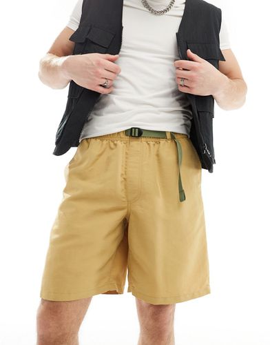 Range - Pantaloncini in nylon ampi color cuoio chiaro - Vans - Modalova