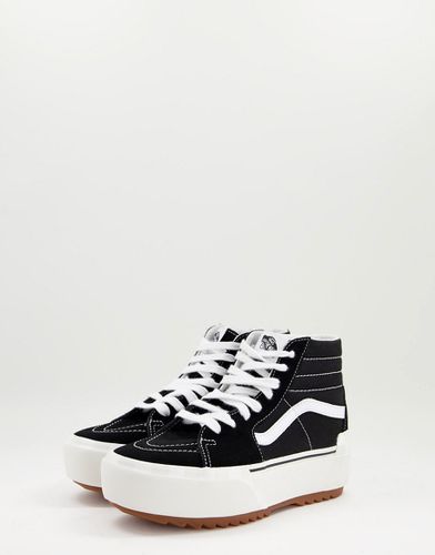 SK8-Hi - Sneakers nere e bianche con suola rialzata - Vans - Modalova