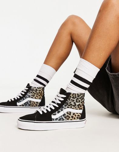 Sk8 - Sneakers alte nere con stampa leopardata - Vans - Modalova