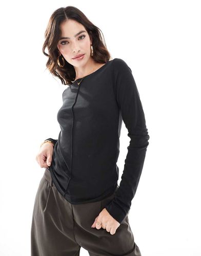 Aware - Top a maniche lunghe con cuciture - Vero Moda - Modalova