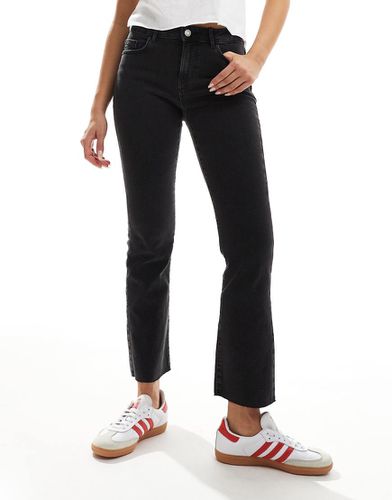 Jeans a zampa skinny taglio corto slavato - Vero Moda - Modalova