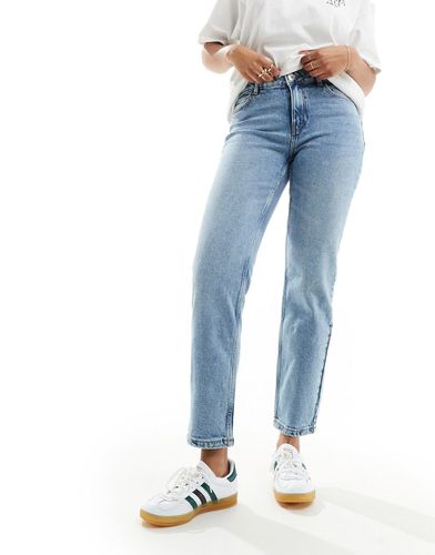 Kyla - Jeans dritti ampi a vita medio alta lavaggio chiaro - Vero Moda - Modalova