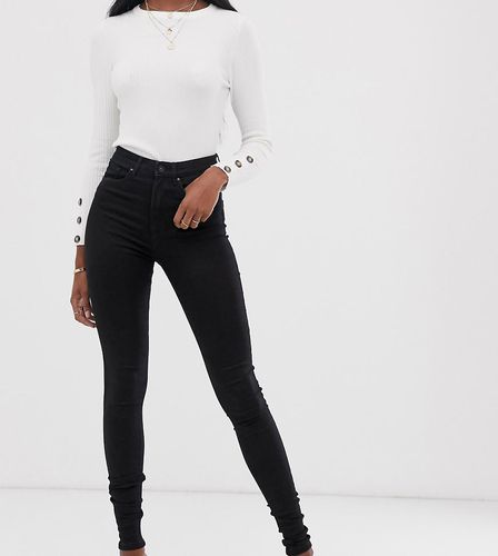 Jeans skinny a vita alta neri - Vero Moda Tall - Modalova