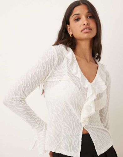 Top à volants et poignets larges - Vila - Modalova