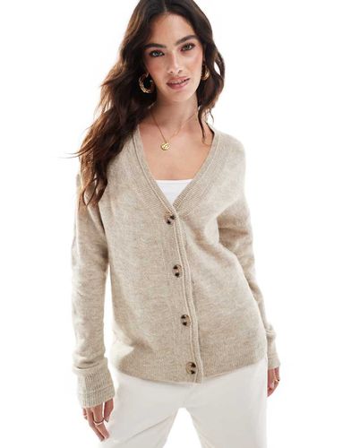 Cardigan mélange con bottoni - Vila - Modalova