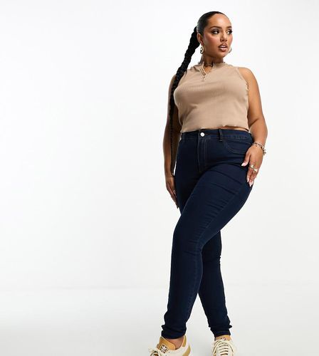 Leggings in denim skinny scuro - Vila Curve - Modalova