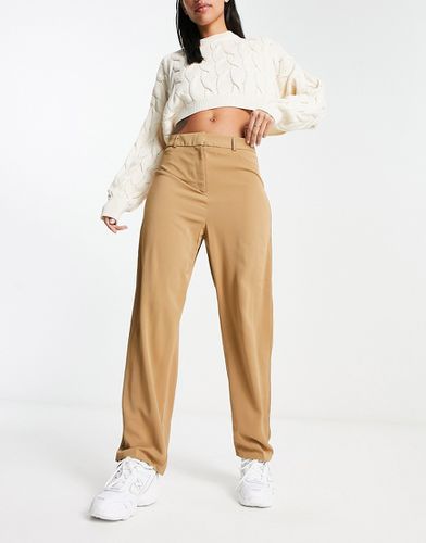 Pantaloni eleganti affusolati color cammello - Vila - Modalova
