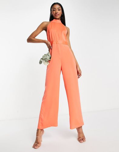 Y.A.S - Tuta jumpsuit da damigella allacciata al collo acceso - YAS - Modalova