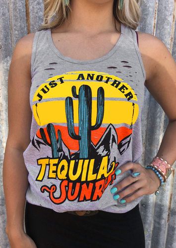 Just Another Tequila Sunrise Tank - unsigned - Modalova