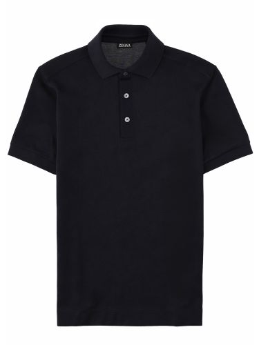 Zegna polo in cotone e seta - zegna - Modalova