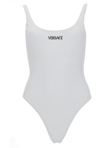 One piece swimsuit with logo - versace - Modalova