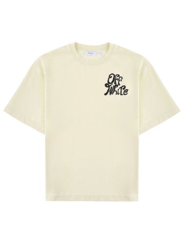 Off-white t-shirt con logo - off-white - Modalova