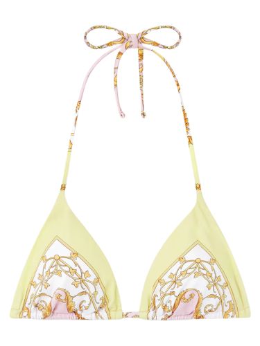 Versace printed bikini top - versace - Modalova