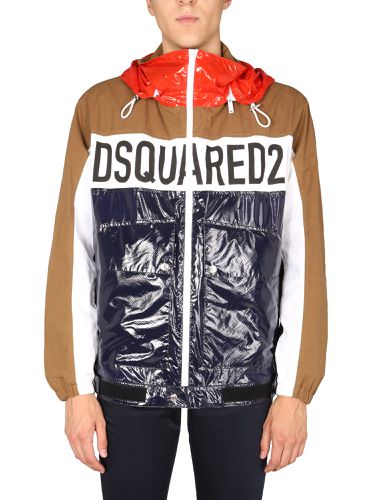 Dsquared technical fabric bomber - dsquared - Modalova