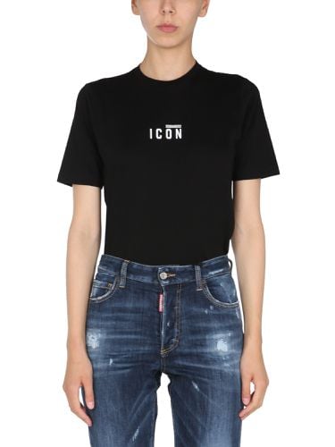 Dsquared crew neck t-shirt - dsquared - Modalova