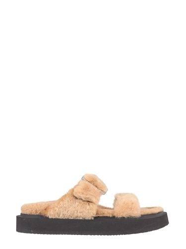 Giuseppe zanotti shearling sandals - giuseppe zanotti - Modalova