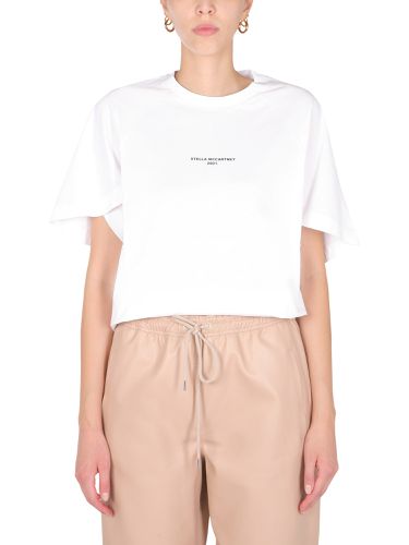 Stella mccartney t-shirt with logo - stella mccartney - Modalova