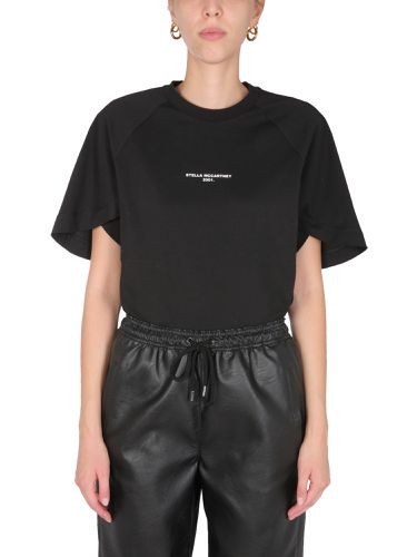 Stella mccartney t-shirt with logo - stella mccartney - Modalova