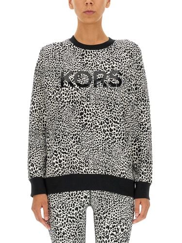 Sweatshirt with logo print - michael by michael kors - Modalova