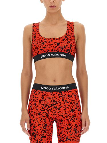 Paco rabanne top with logoed band - paco rabanne - Modalova