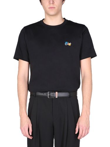 T-shirt with logo embroidery - paul smith - Modalova