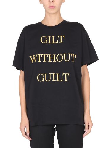 Guilt without guilt" t-shirt - moschino - Modalova