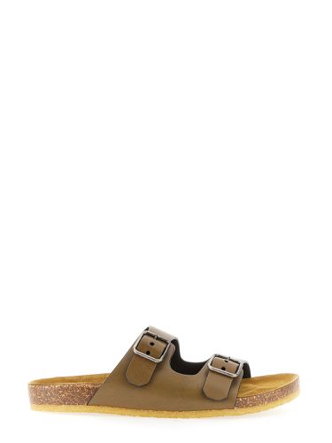 Saint laurent "jimmy" flat sandals - saint laurent - Modalova