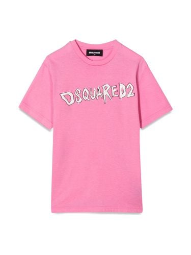 Dsquared front logo t-shirt - dsquared - Modalova