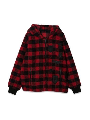 Dsquared plaid hoodie - dsquared - Modalova