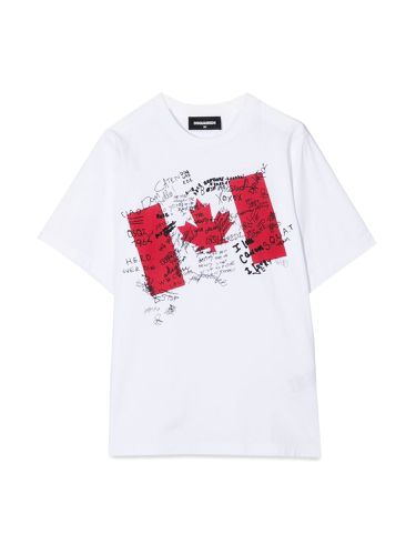 Dsquared flag t-shirt - dsquared - Modalova