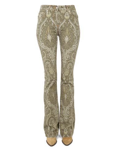 Etro paisley print jeans - etro - Modalova