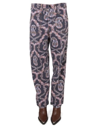 Etro paisley denim pants - etro - Modalova