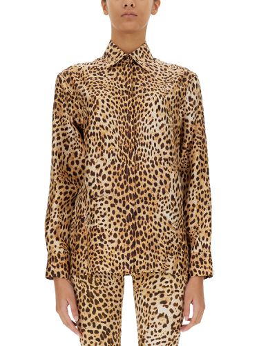 Roberto cavalli ocelot print shirt - roberto cavalli - Modalova