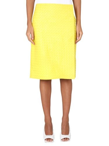 Skirt with woven pattern - bottega veneta - Modalova