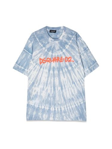 Dsquared mc logo slouch fit t-shirt - dsquared - Modalova