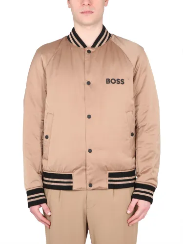 Boss bomber jacket with logo - boss - Modalova