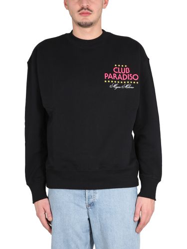 Msgm sweatshirt with logo print - msgm - Modalova