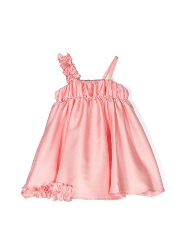 Mimisol ruffled satin dress - mimisol - Modalova