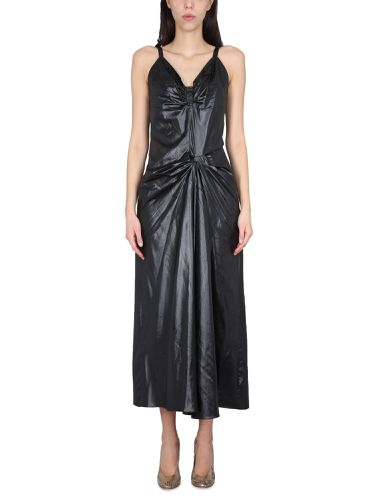 Moiré polyester dress - maison margiela - Modalova