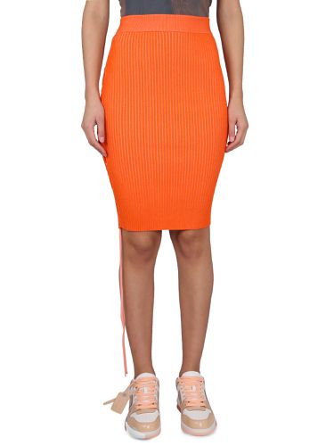 Off-white cut-out skirt - off-white - Modalova