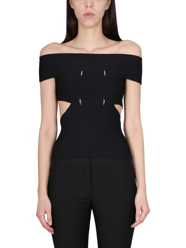 Top with cut-out details - alexander mcqueen - Modalova