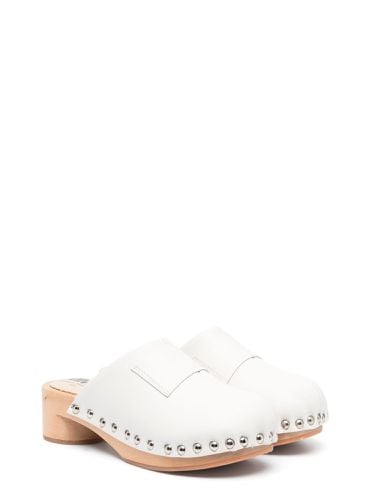 Wooden closed toe clogs - mm6 maison margiela - Modalova