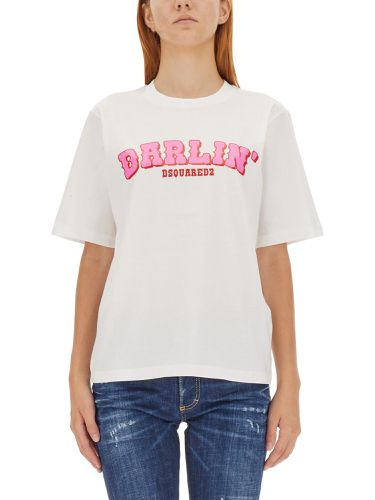 Dsquared easy fit t-shirt - dsquared - Modalova