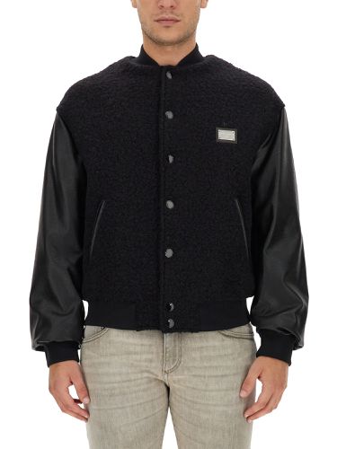 Dolce & gabbana bouclé wool jacket - dolce & gabbana - Modalova